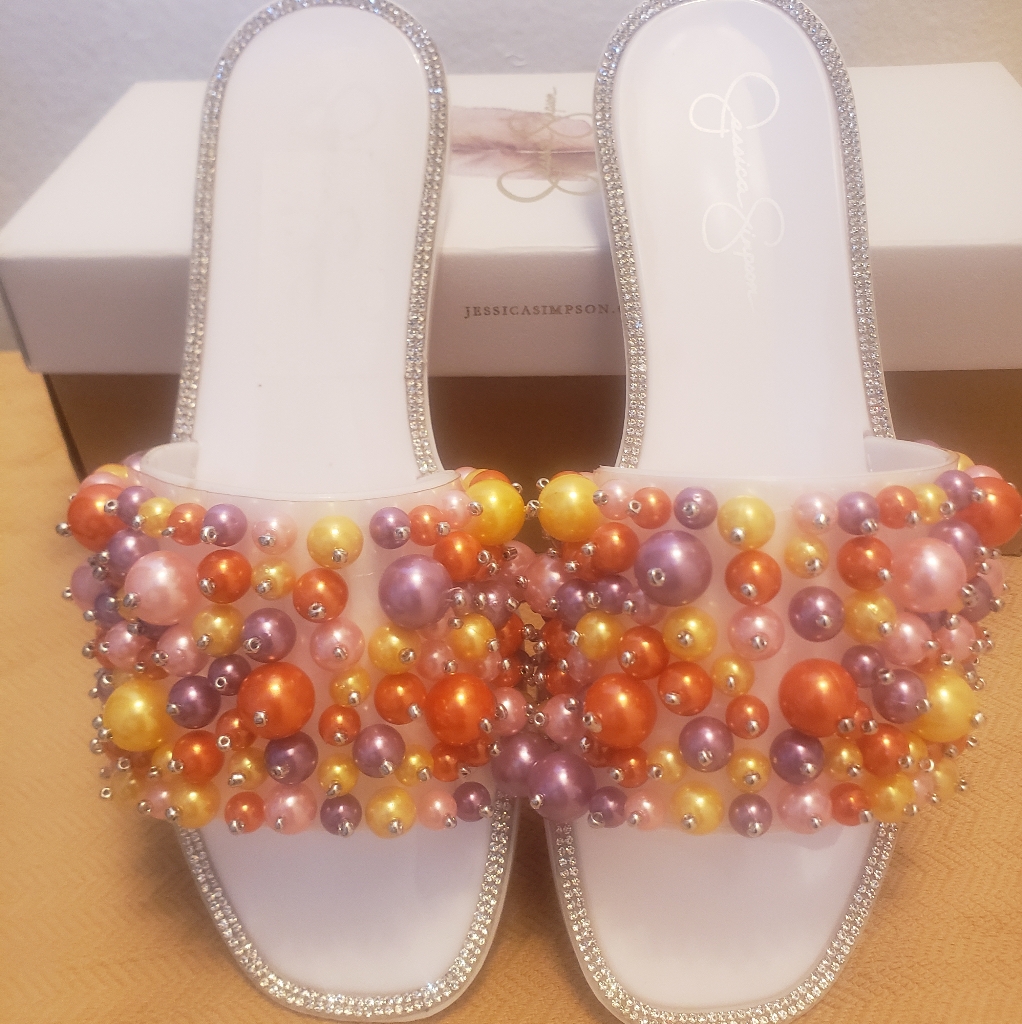 Brand New Jessica Simpson Kassime Slides